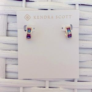 Kendra Scott jeweled mini hoops